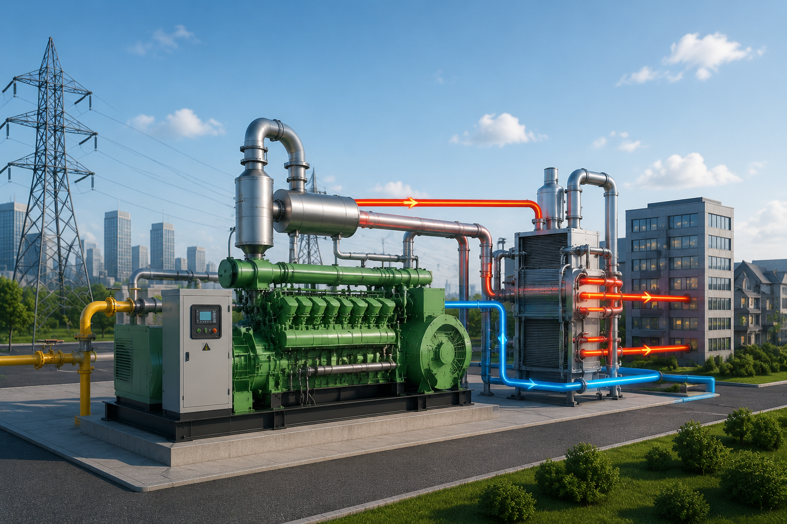 gas generator for CHP