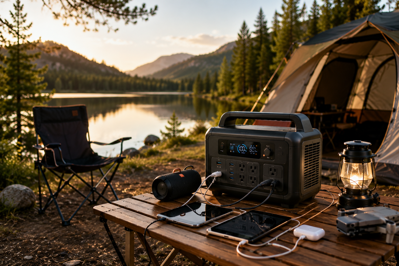 portable power station for camping