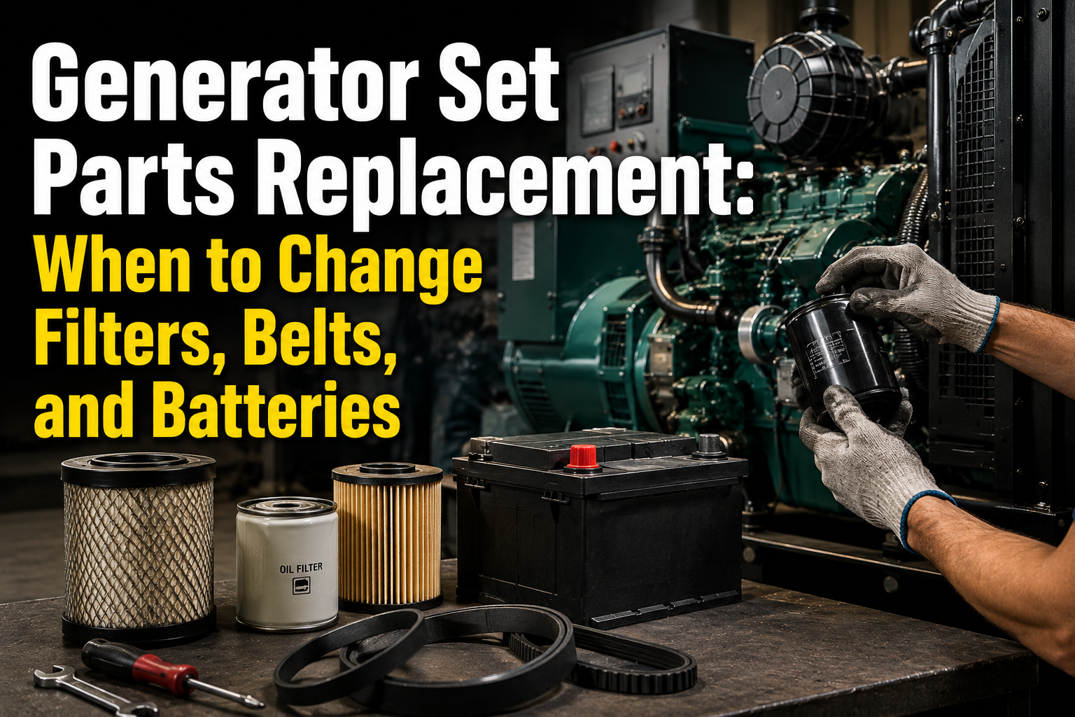 generator set parts replacement