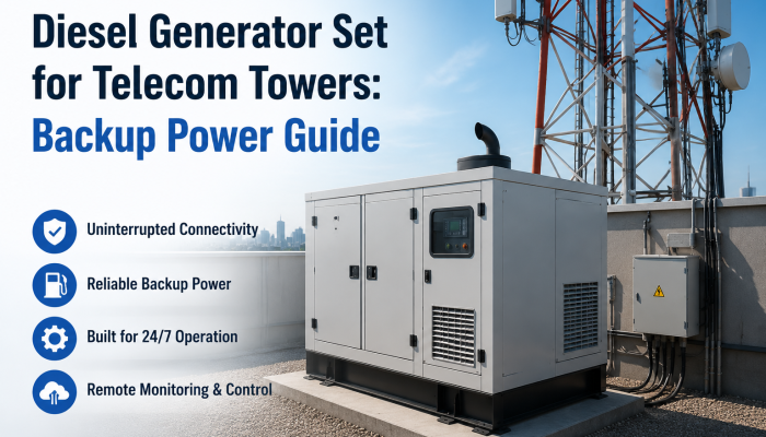 diesel generator set for telecom towers