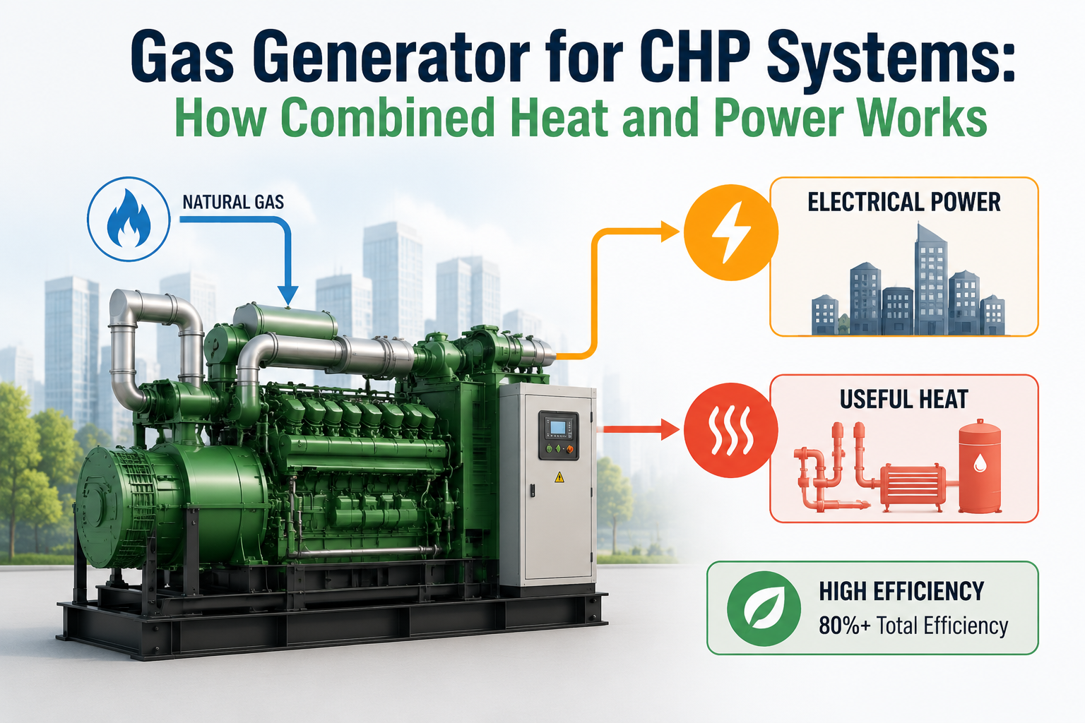 gas generator for CHP