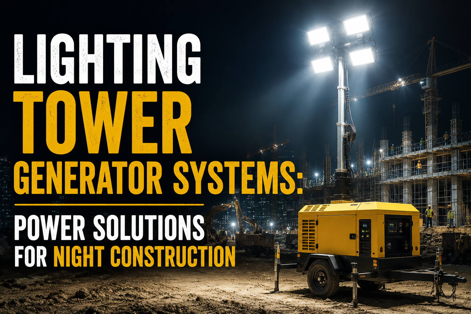 lighting tower generator