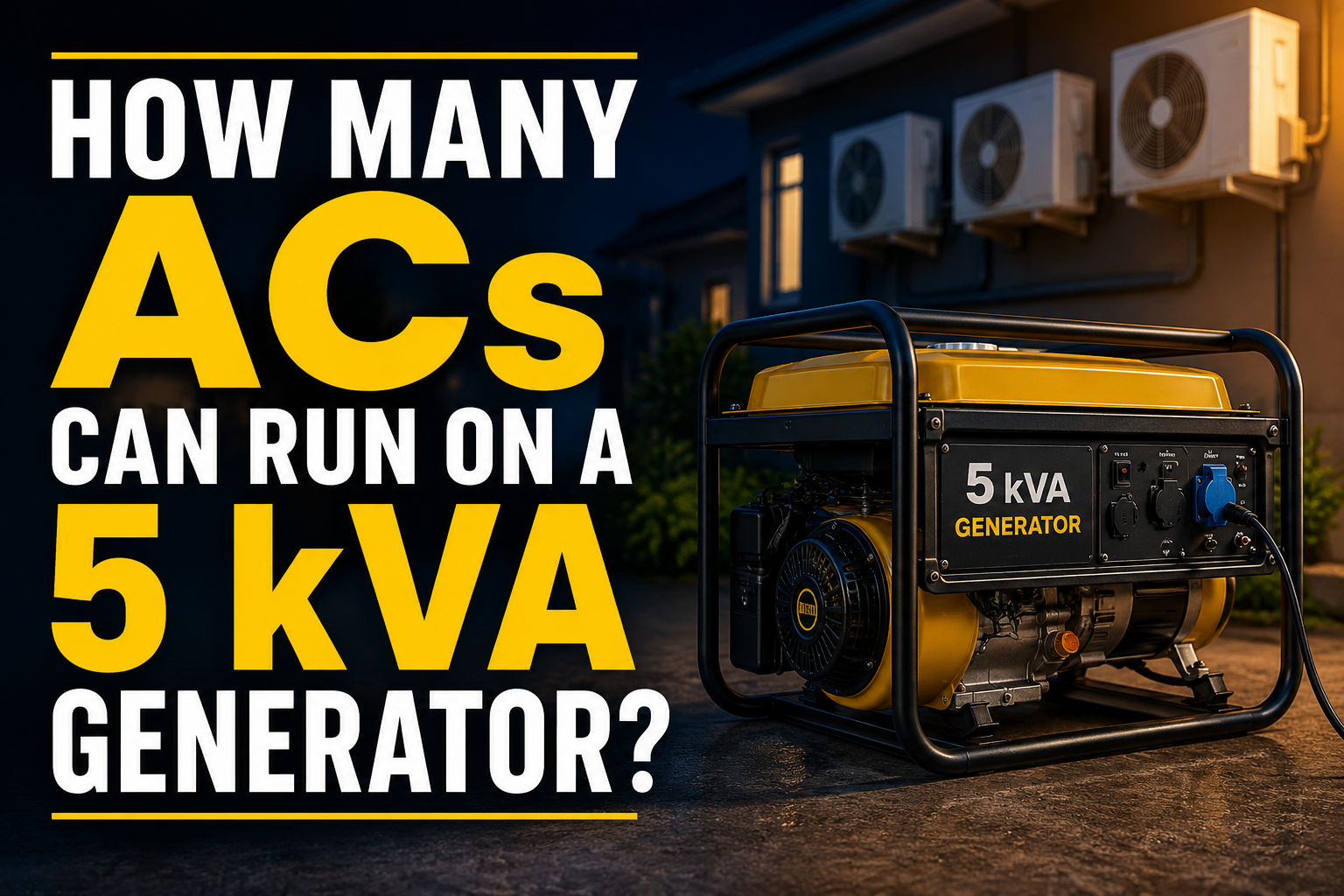 5 kVA generator