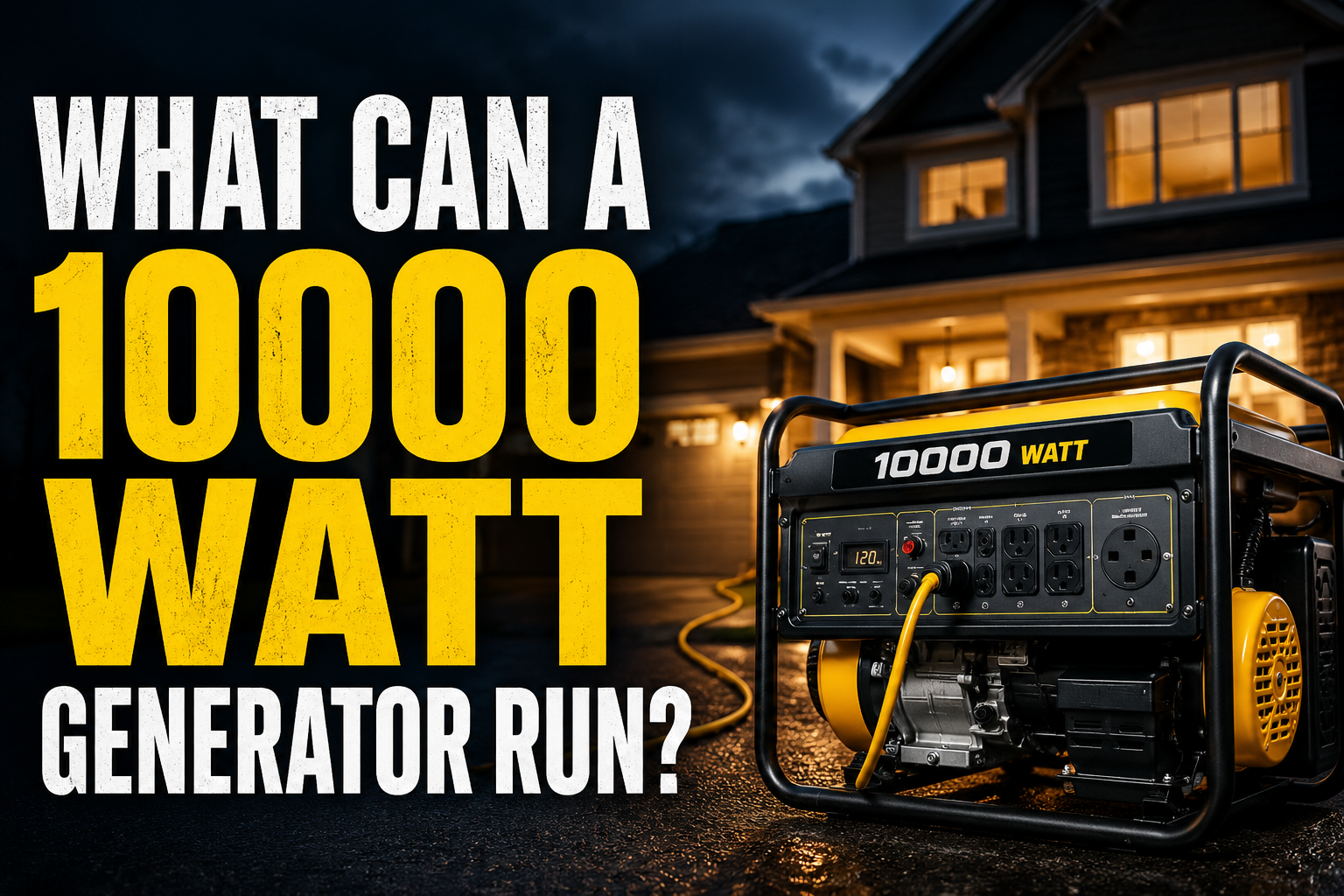 10000 watt generator