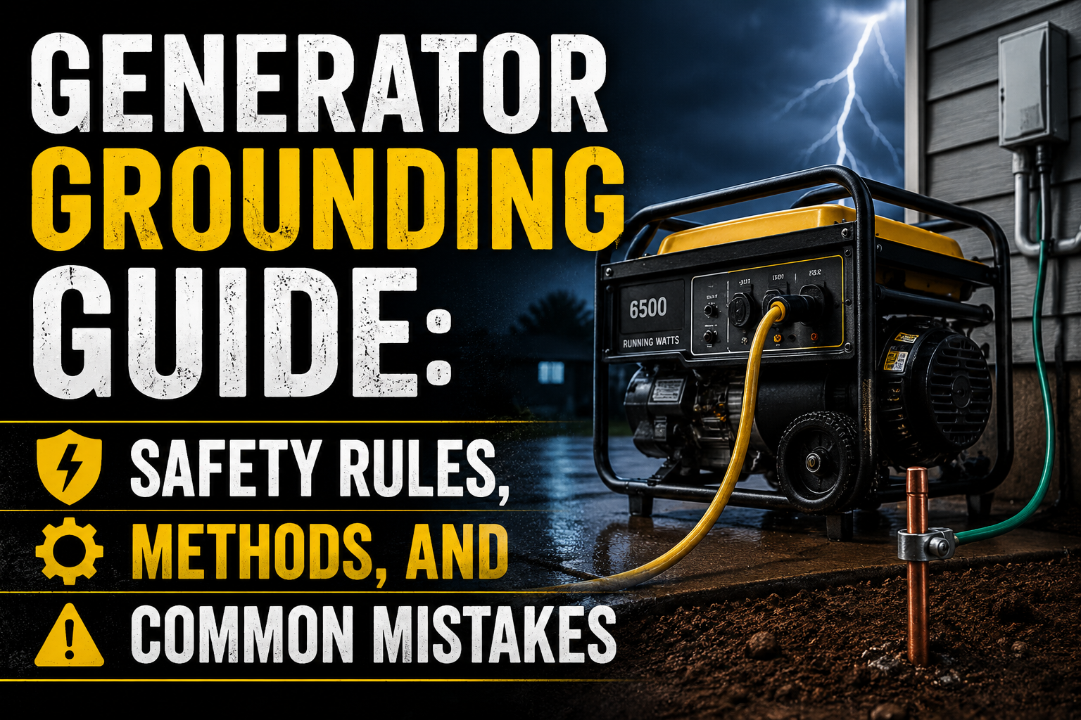 generator grounding guide