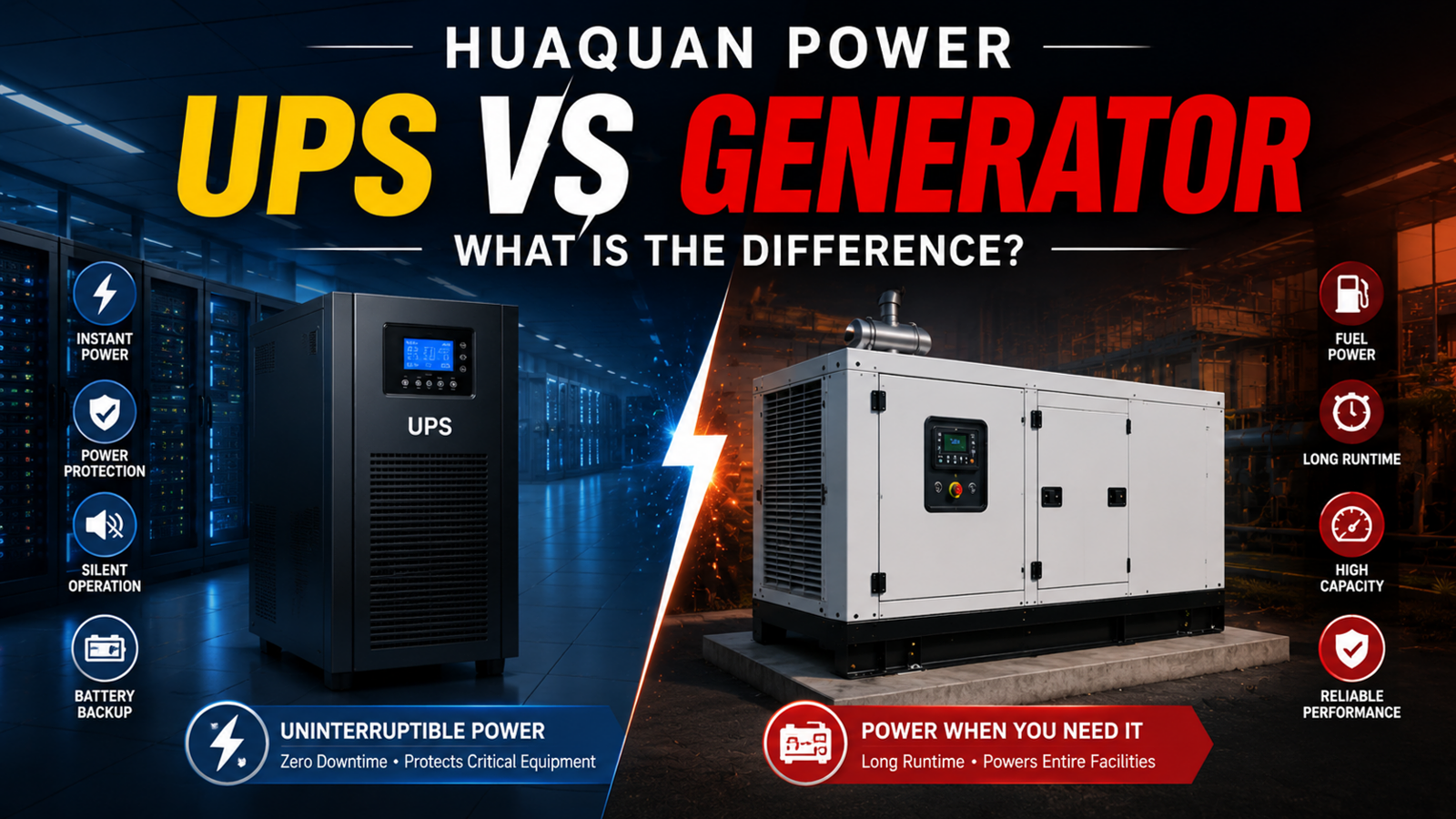 UPS vs Generator