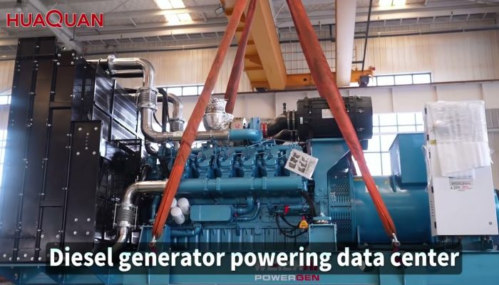 Huaquan diesel generators are exported to ensure power supply for data centers!
