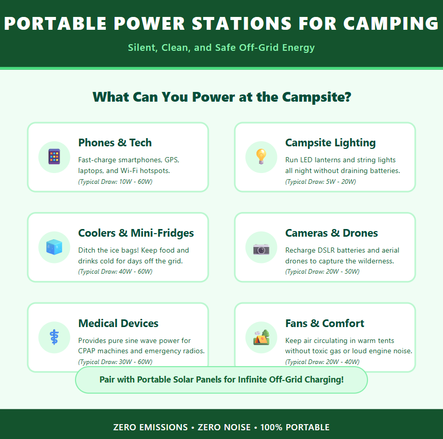 portable power station for camping