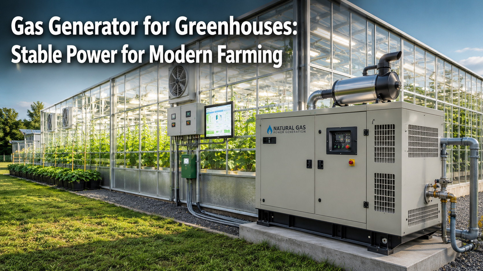 gas generator for greenhouses
