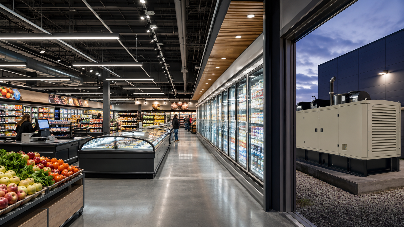 generator for supermarket