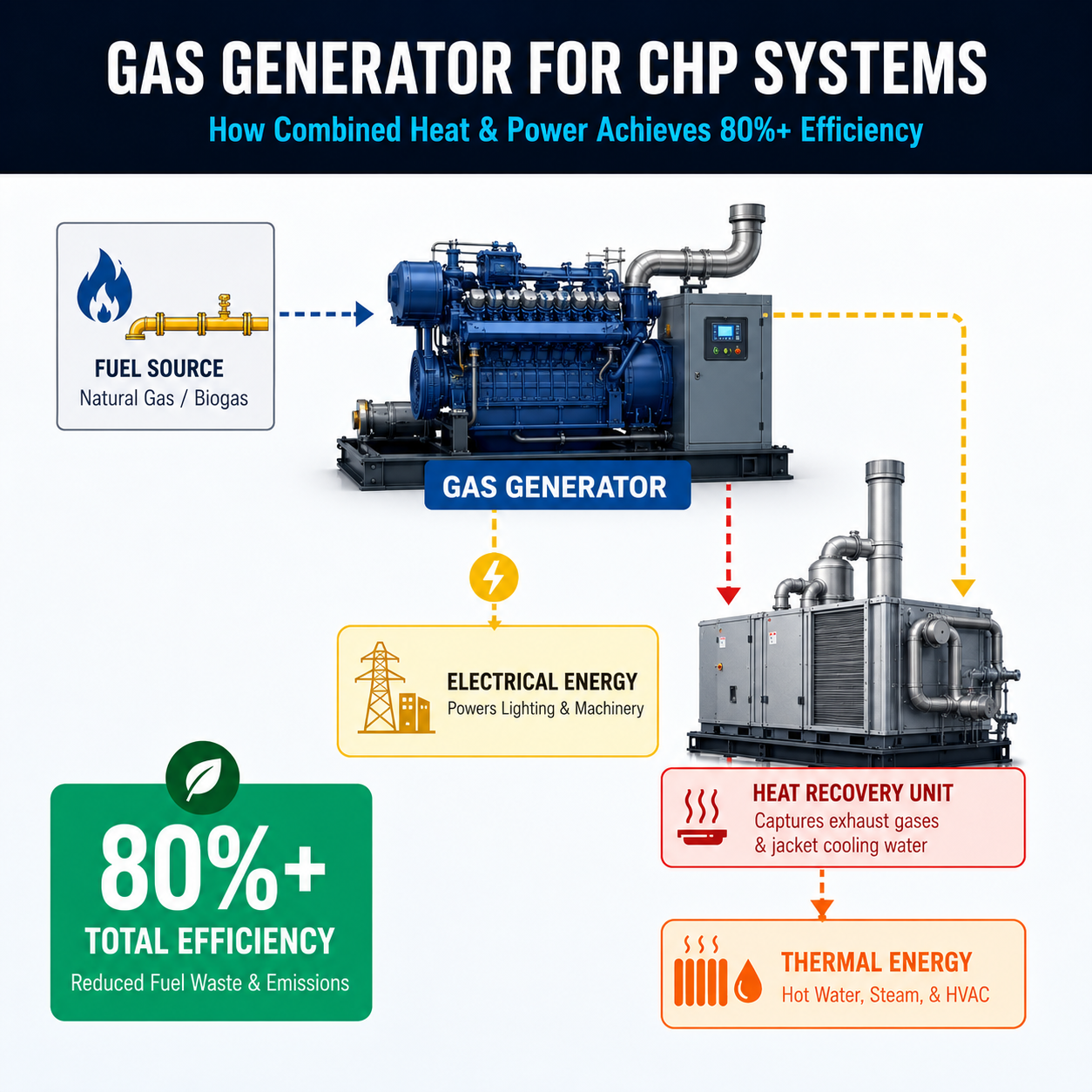gas generator for CHP