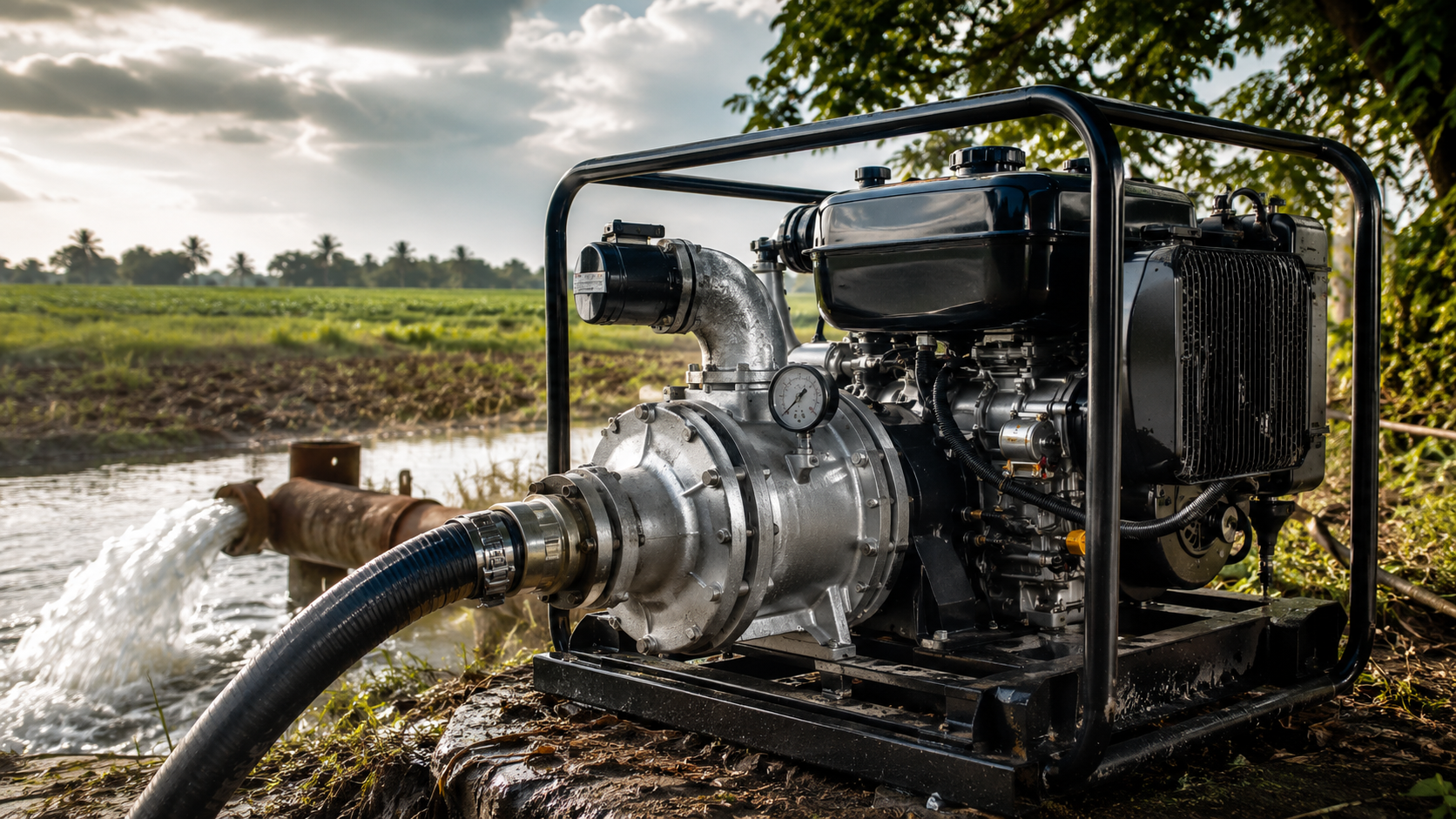 high-pressure diesel water pump