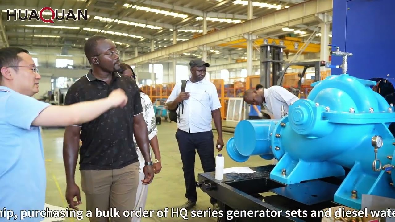Huaquan Power welcomed a customer from Senegal and entered into a strategic partnership。