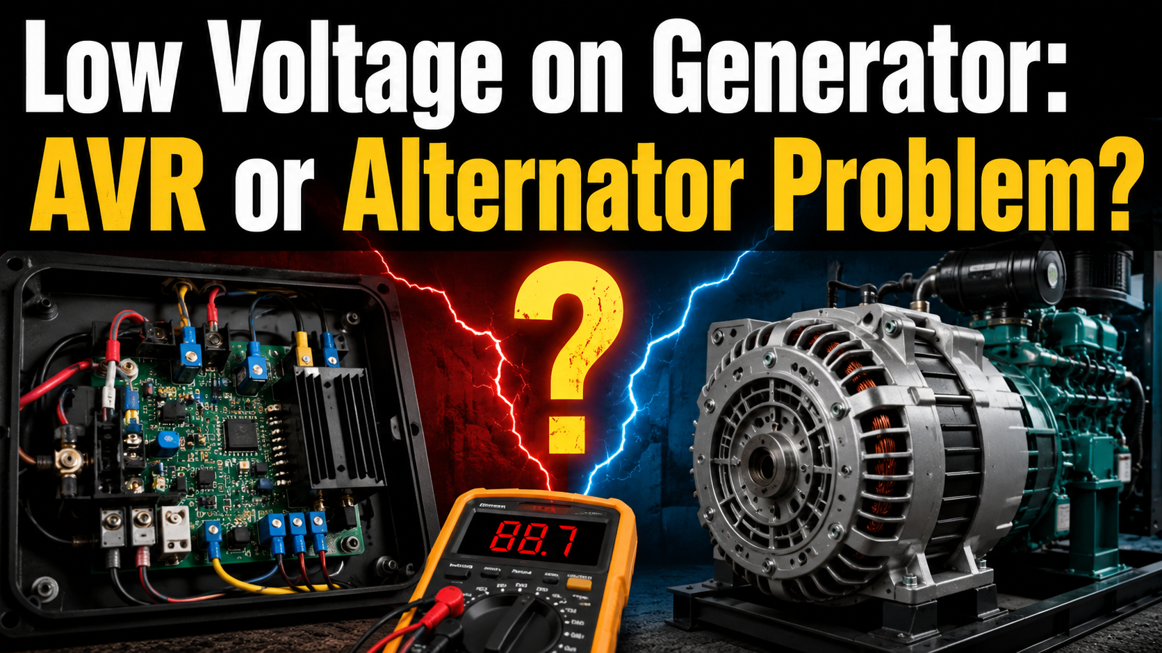 Low Voltage on Generator