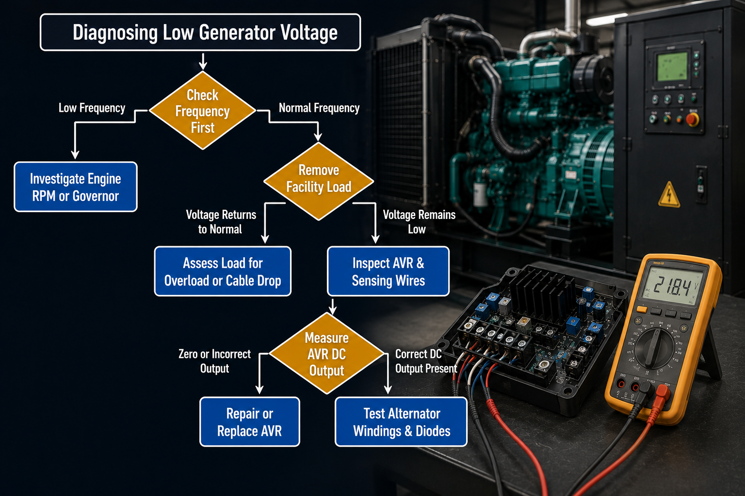 Low Voltage on Generator