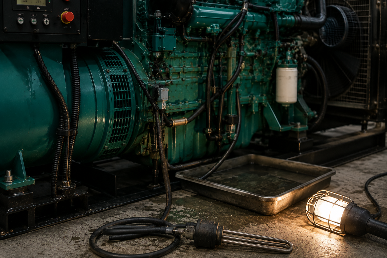 generator block heater