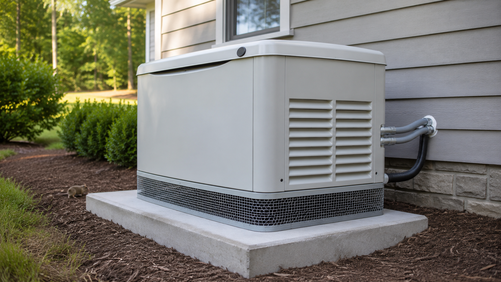 protect home generator from rodents