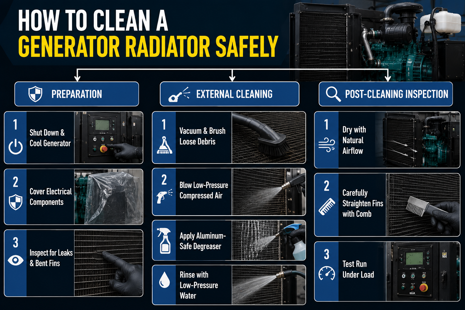 generator radiator