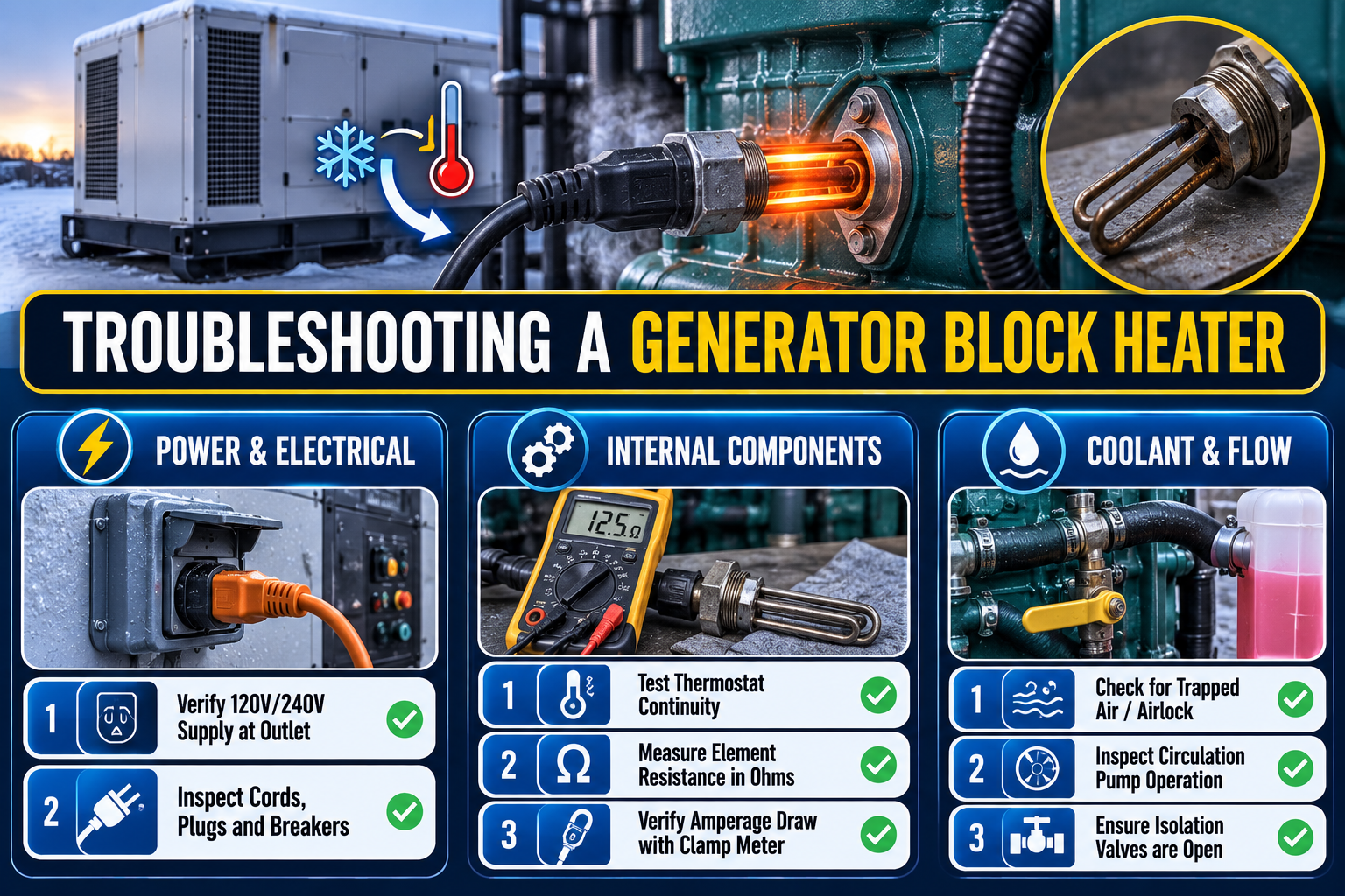 generator block heater