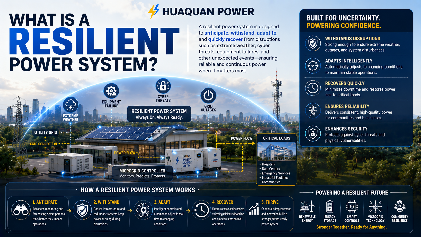 Sistema de energia resiliente
