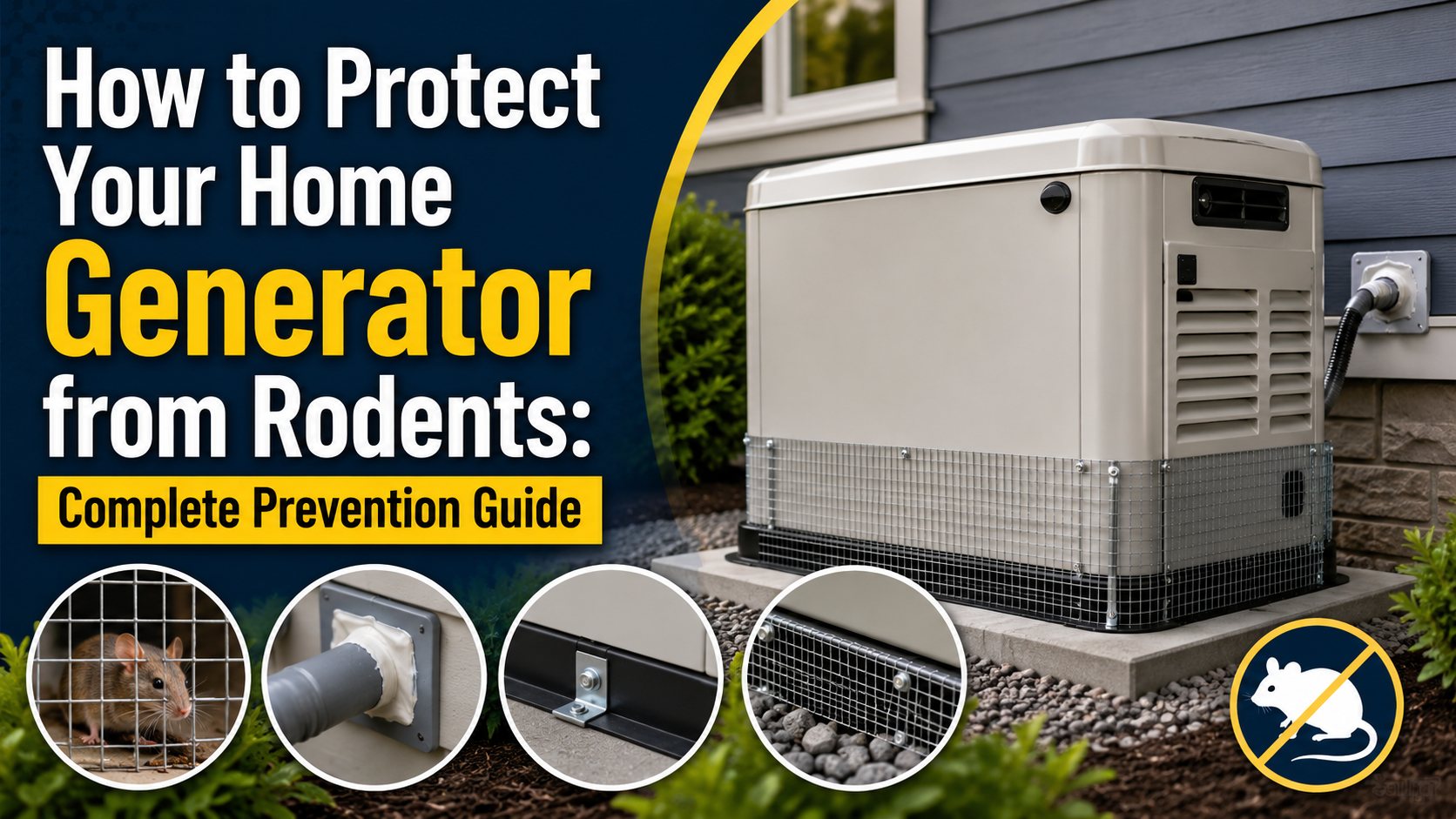 protect home generator from rodents