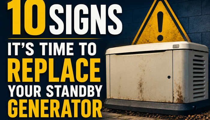 signs to replace a standby generator