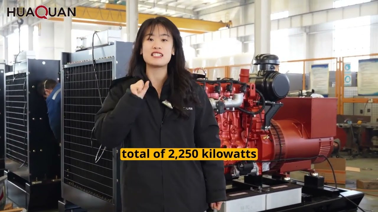 HUAQUAN diesel generator sets have full power, optional configurations